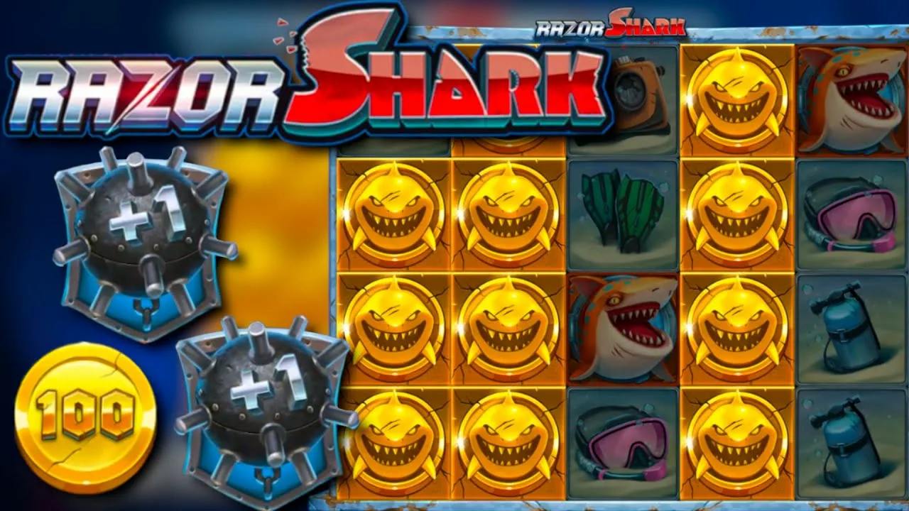 Razor Shark золоытые акулы